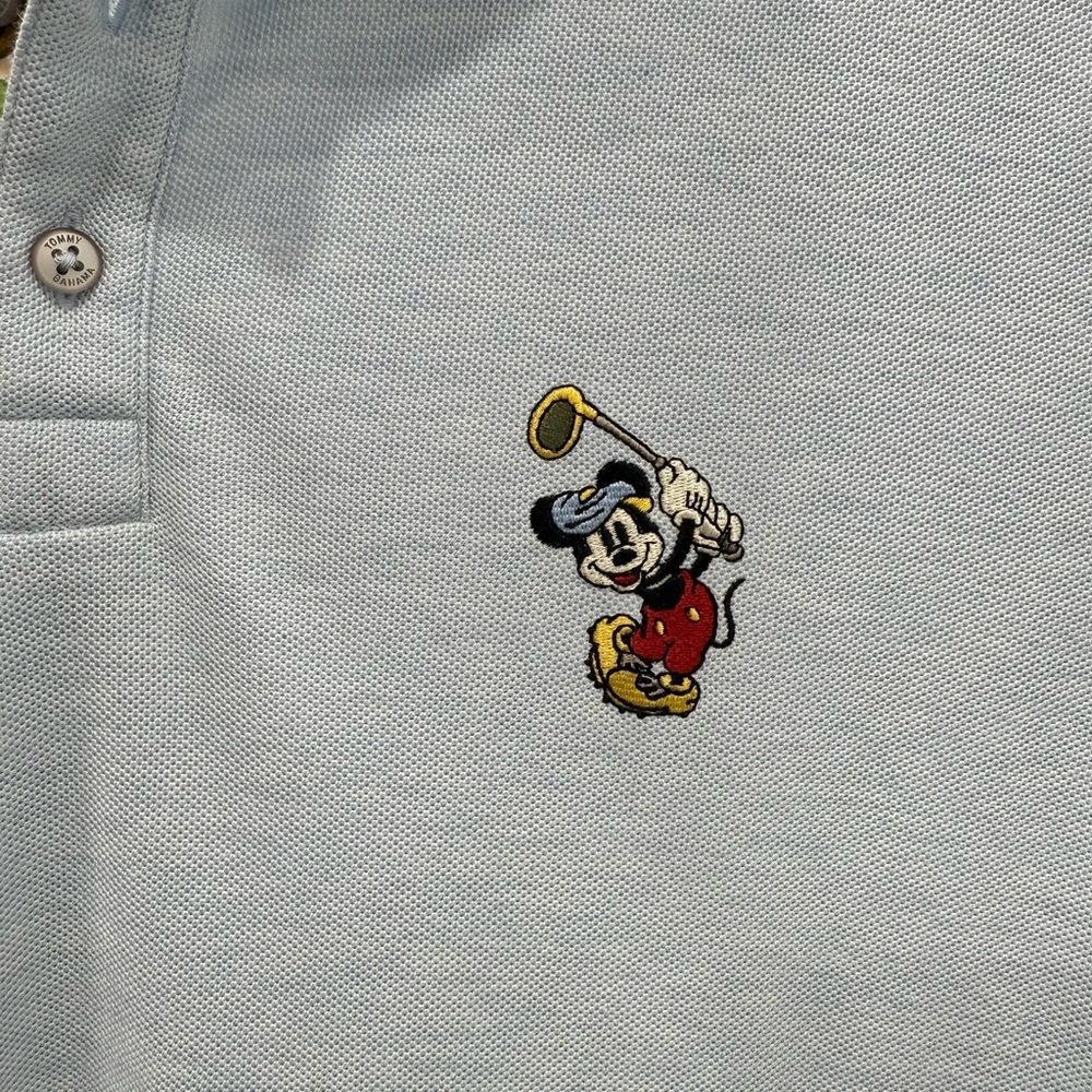 Tommy Bahama Disney Postcard to Paradise Five O'Clock men’s Polo size XL - Picture 4 of 8